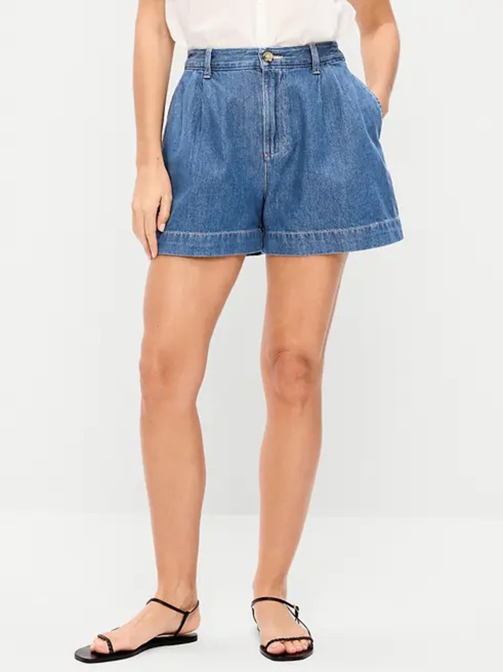 NWOT 100% Cotton High-Waisted OGC Chino Shorts